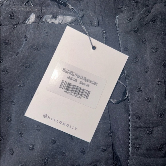 Hello Molly Face on Magazines Dress in Black - Picture 8 of 8